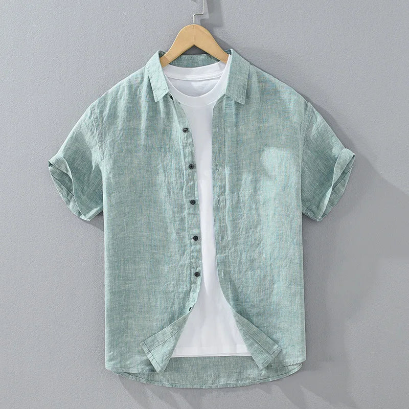 Camicia da uomo elegante in lino