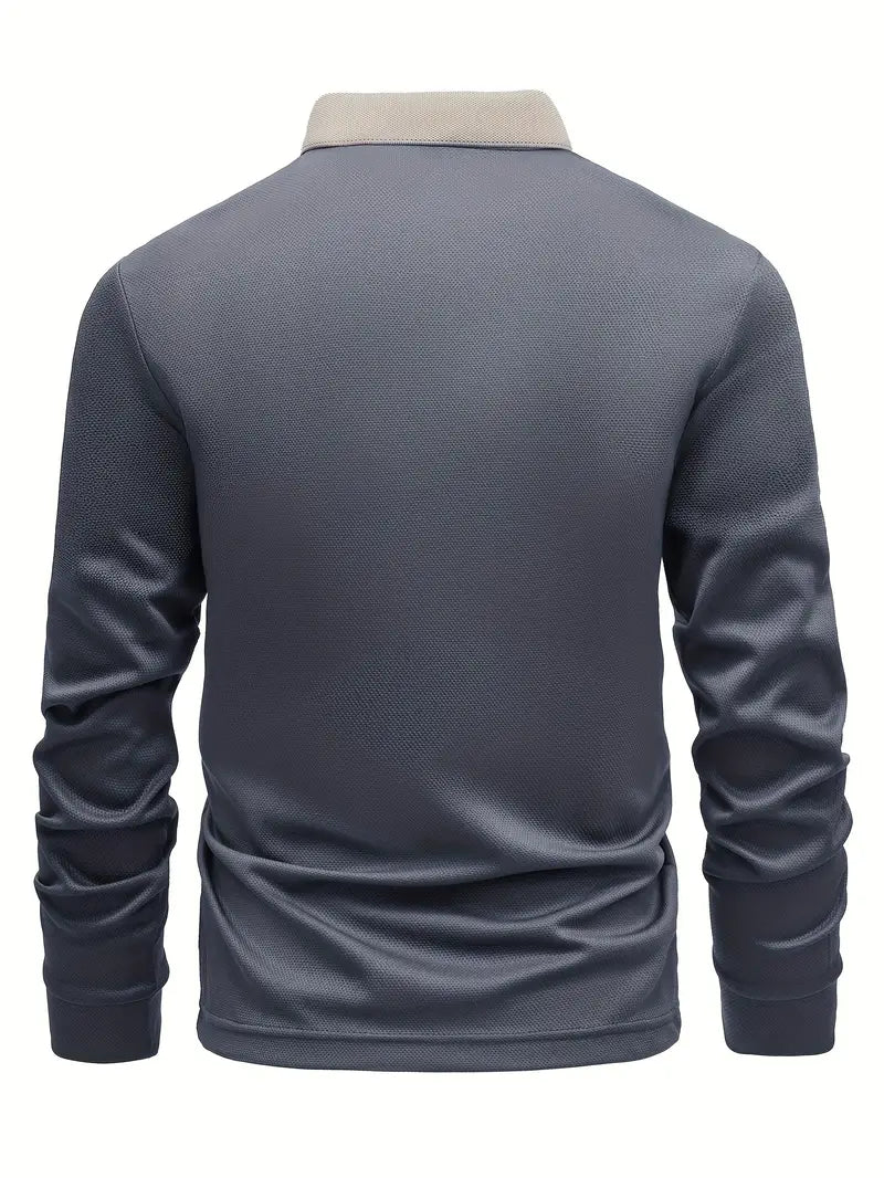 Lightweight Polo Sweater