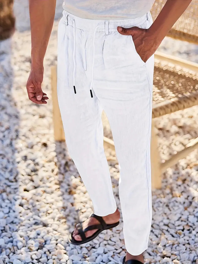 Pantaloni di lino eleganti