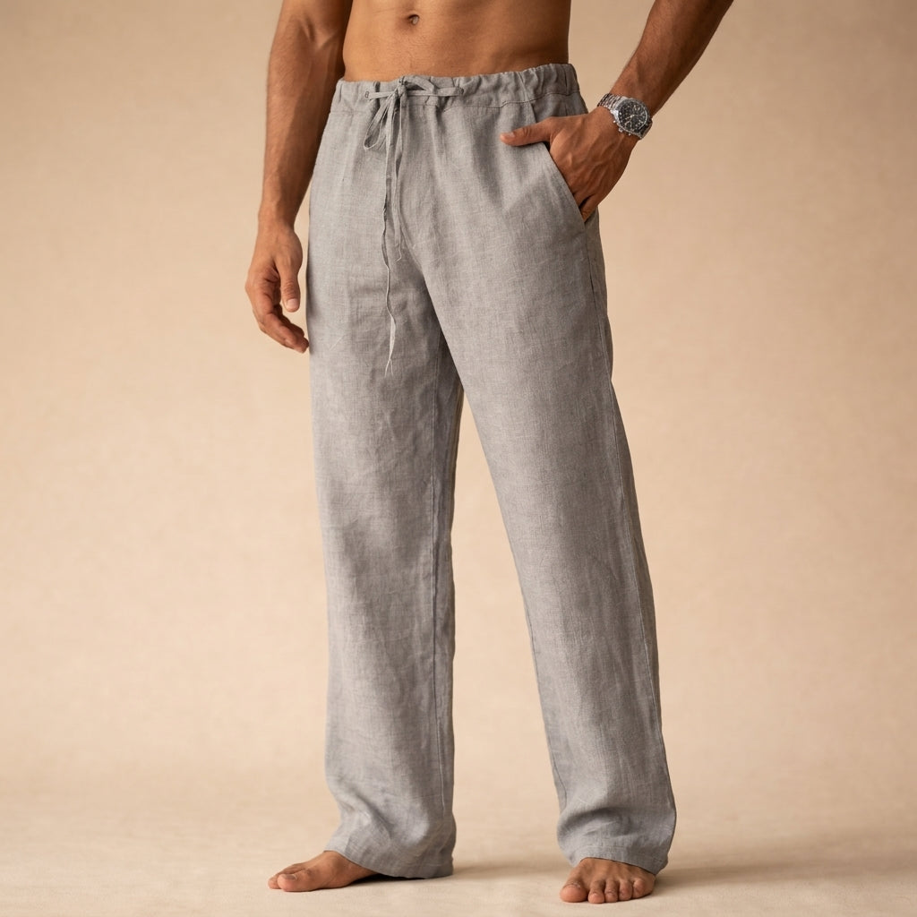 Pantalon en lin pour homme