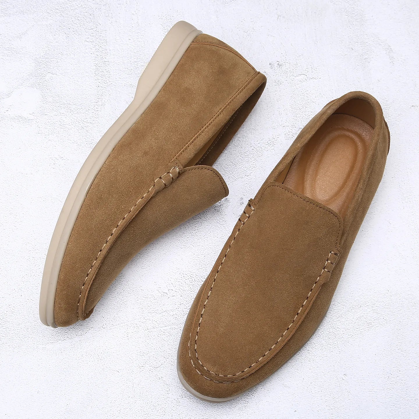 Mocassins en daim chic