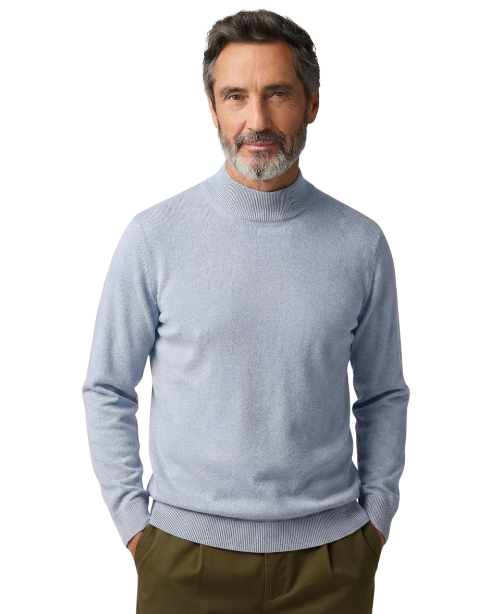 Half High Collar Cashmere Sweater
