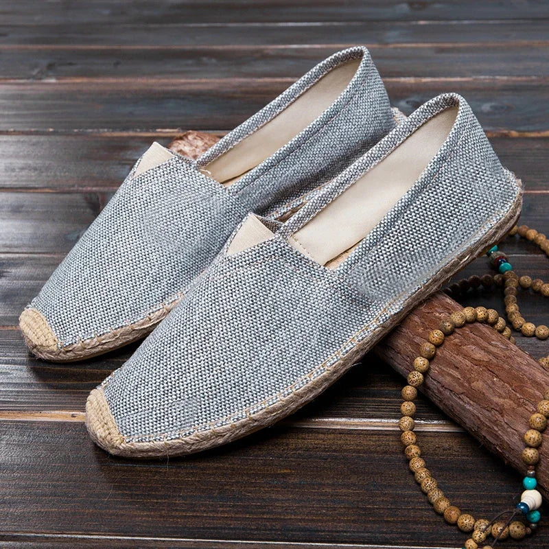 Vintage espadrilles voor heren