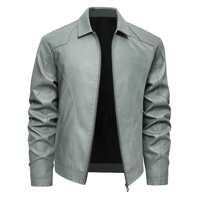 Veste en cuir élégante