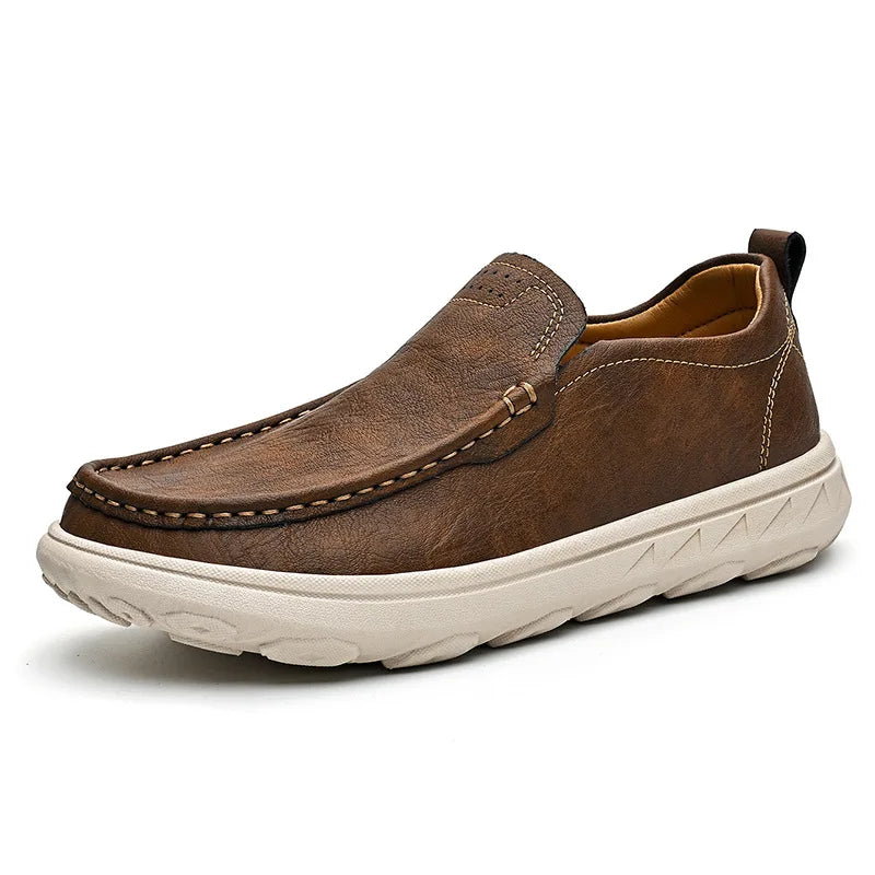 Chaussures en cuir confortables à enfiler