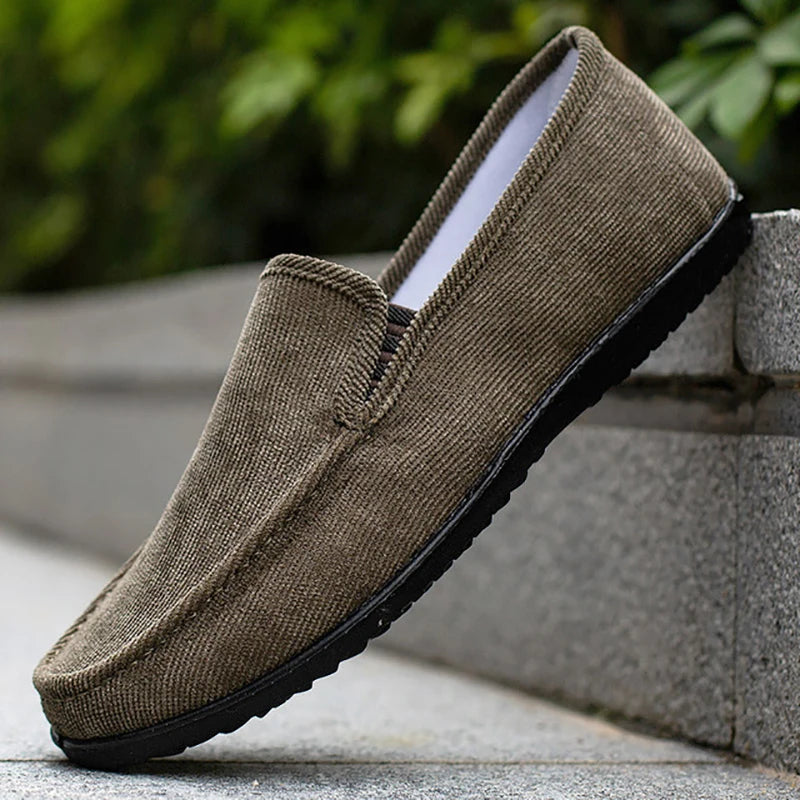 Mocasines elegantes de lona