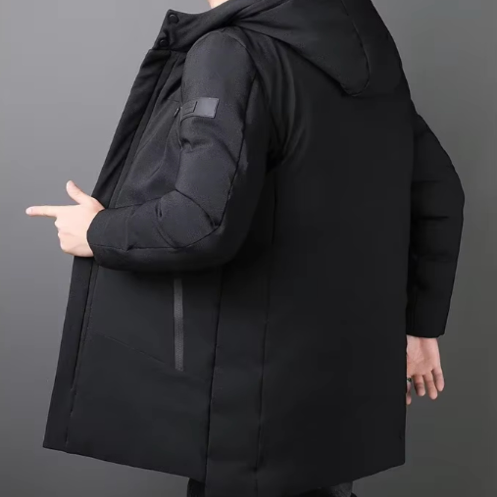 Elegant Long Men's Jacket