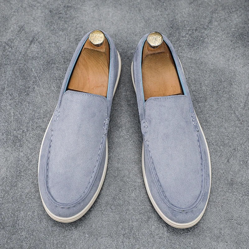 Mocassins élégants en daim pour homme