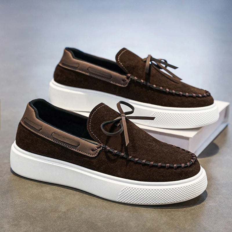 Chaussures élégantes en daim