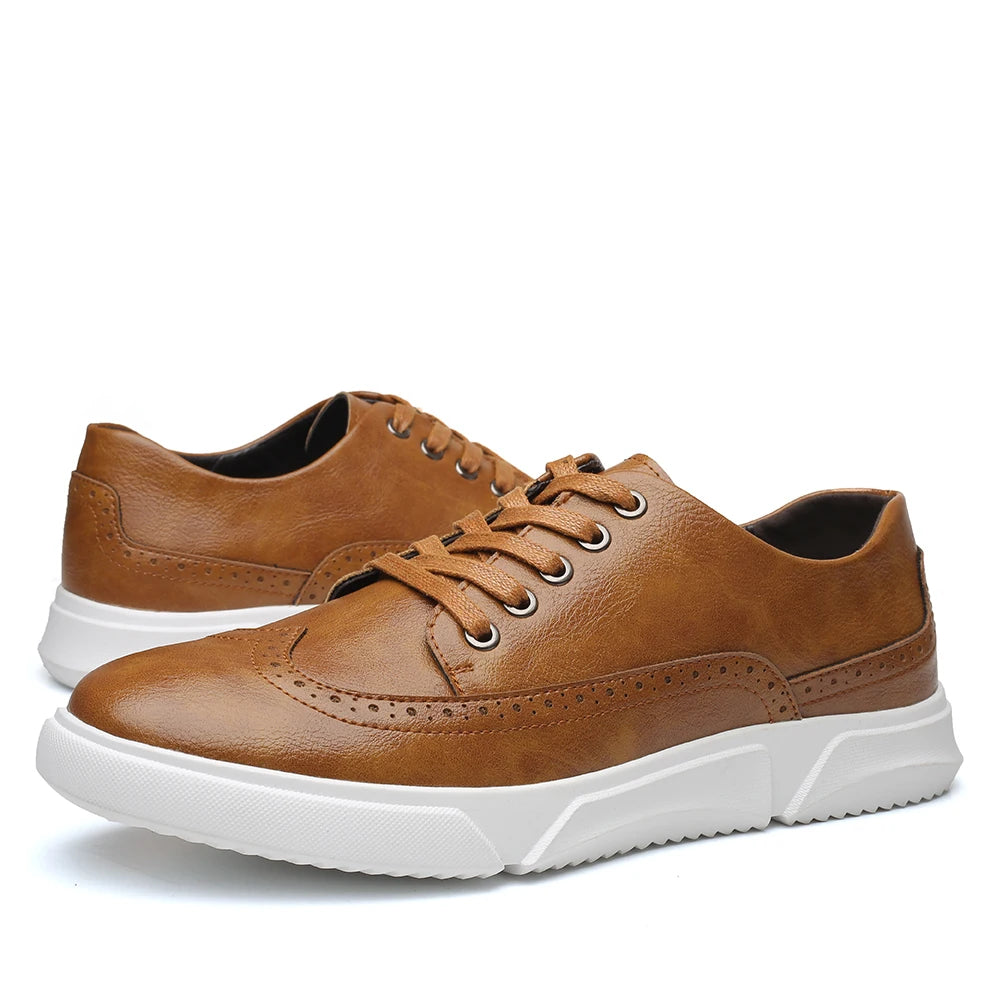 Chaussures brogues britanniques décontractées