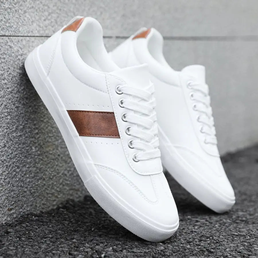 Elegante Leder-Sneaker