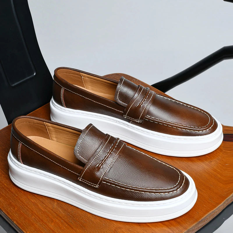 Mocassins en cuir de première qualité