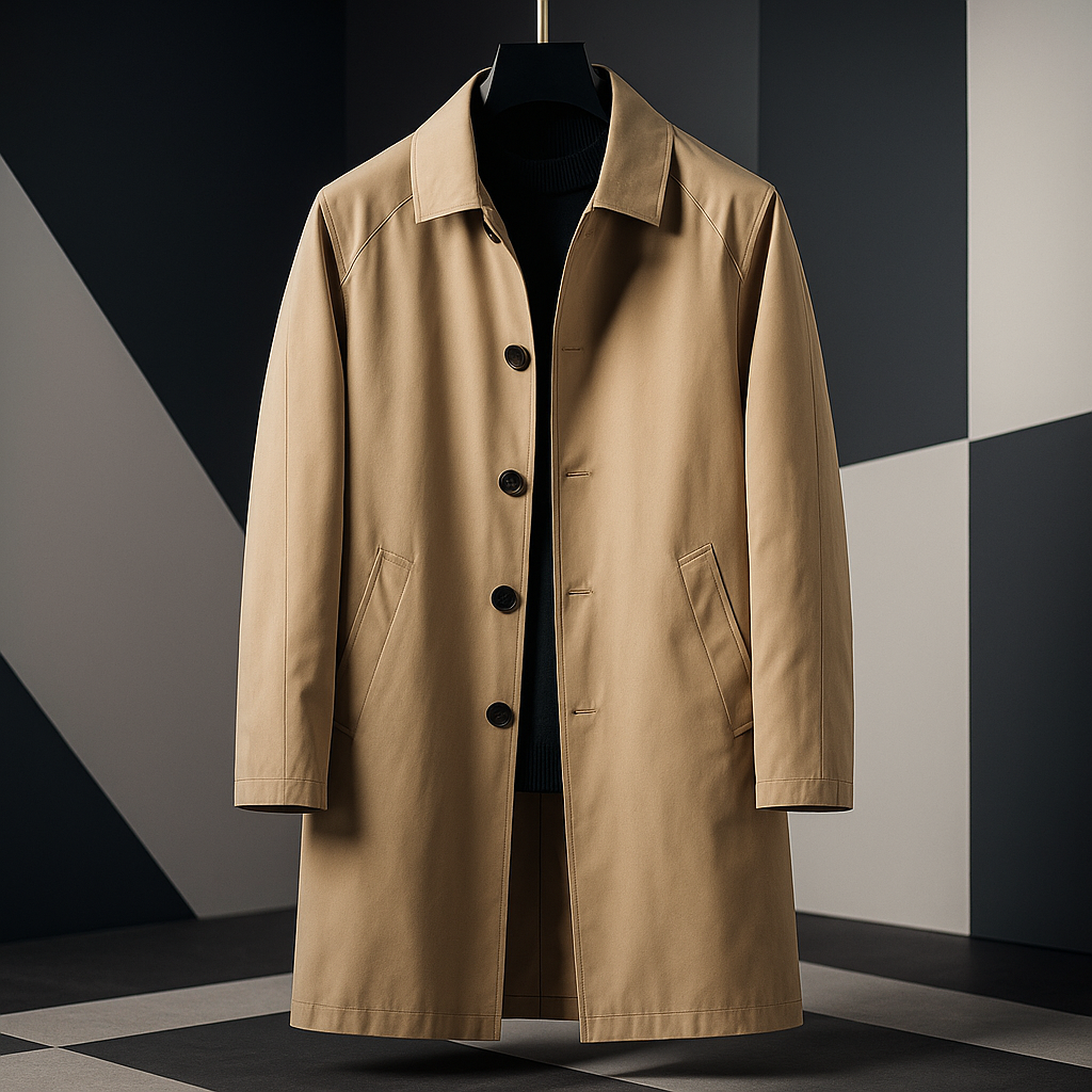 Elegant Men's Trench Coat