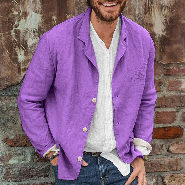 Blazer décontracté en coton