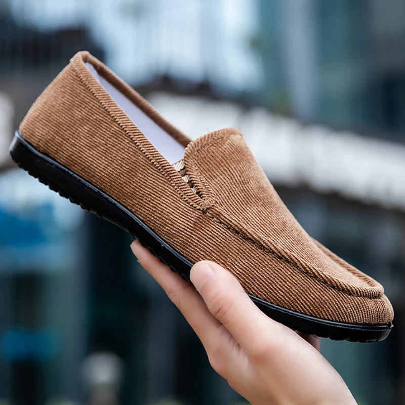 Mocasines elegantes de lona