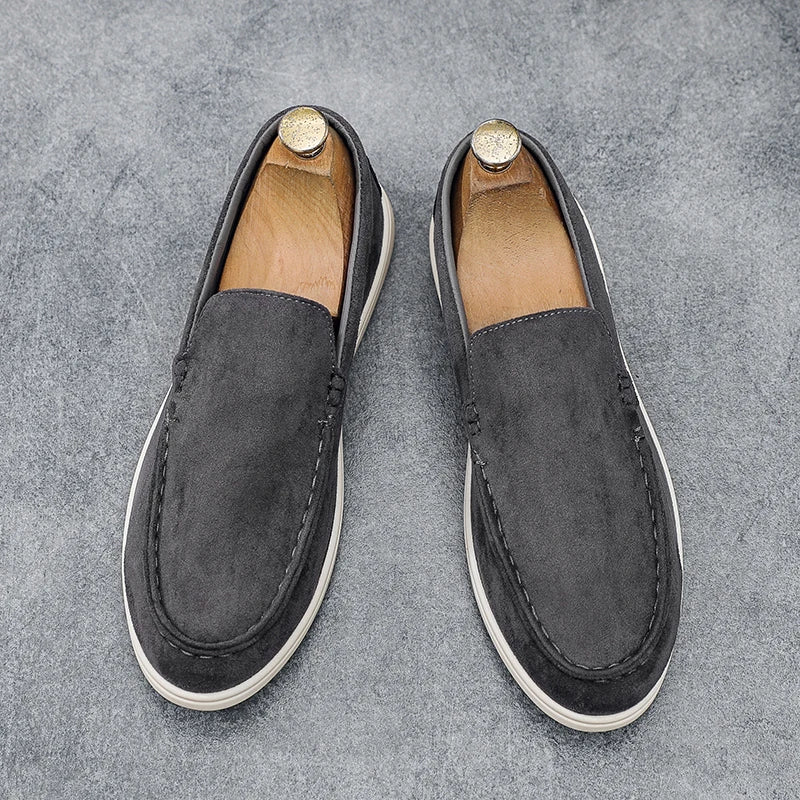 Mocassins élégants en daim pour homme
