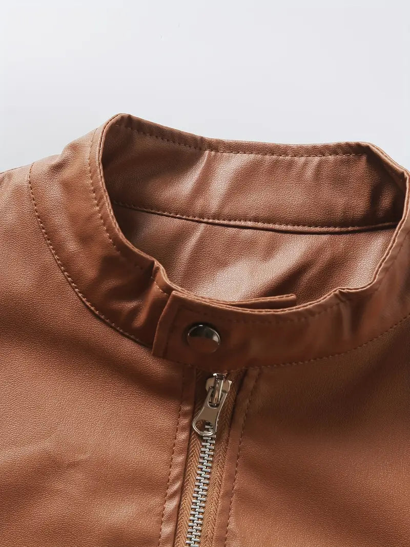 Casual leather Jacket