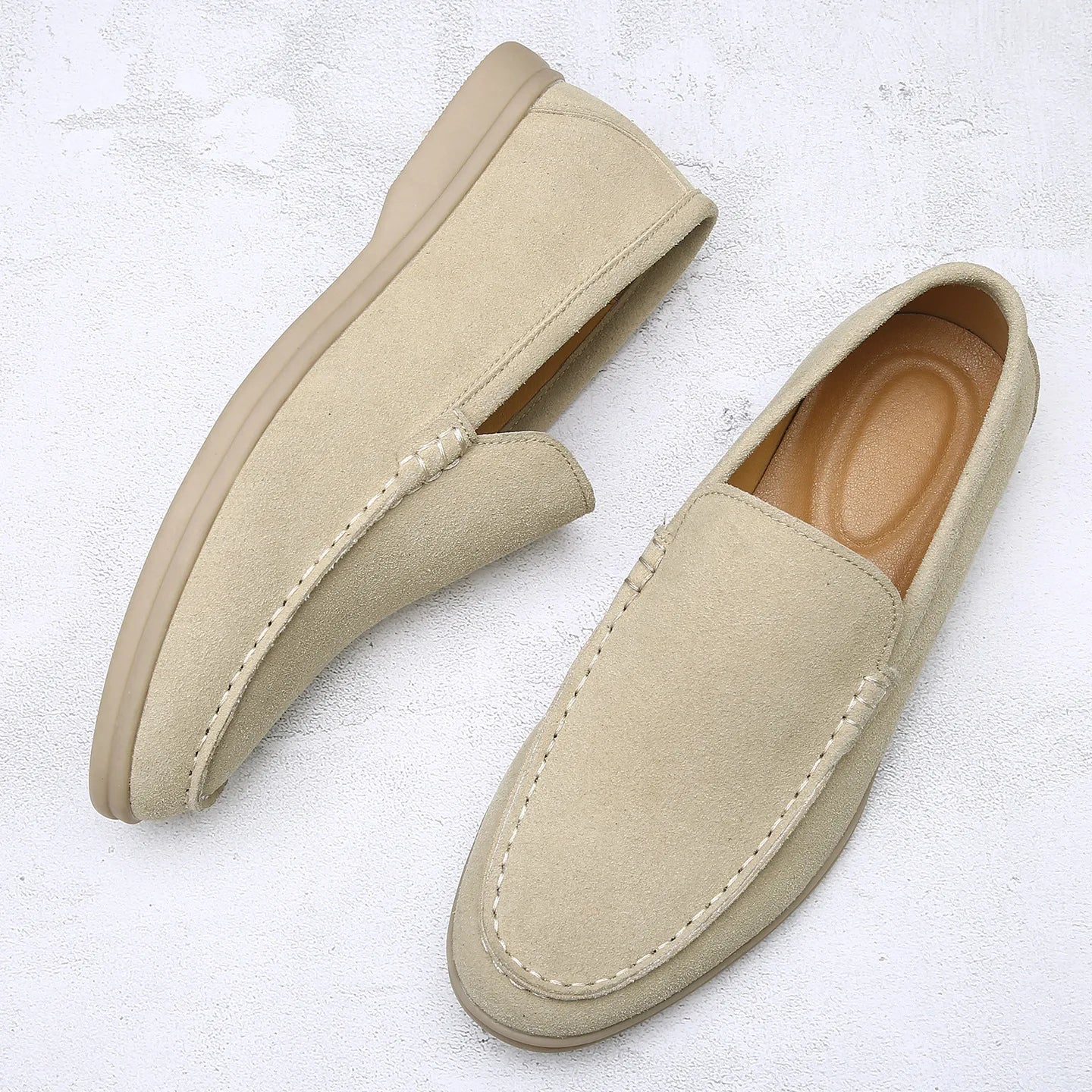 Mocassins en daim chic