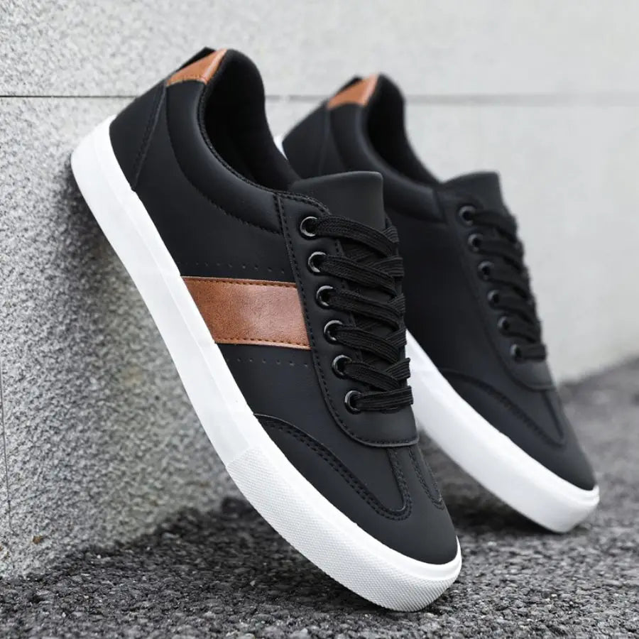 Elegante Leder-Sneaker