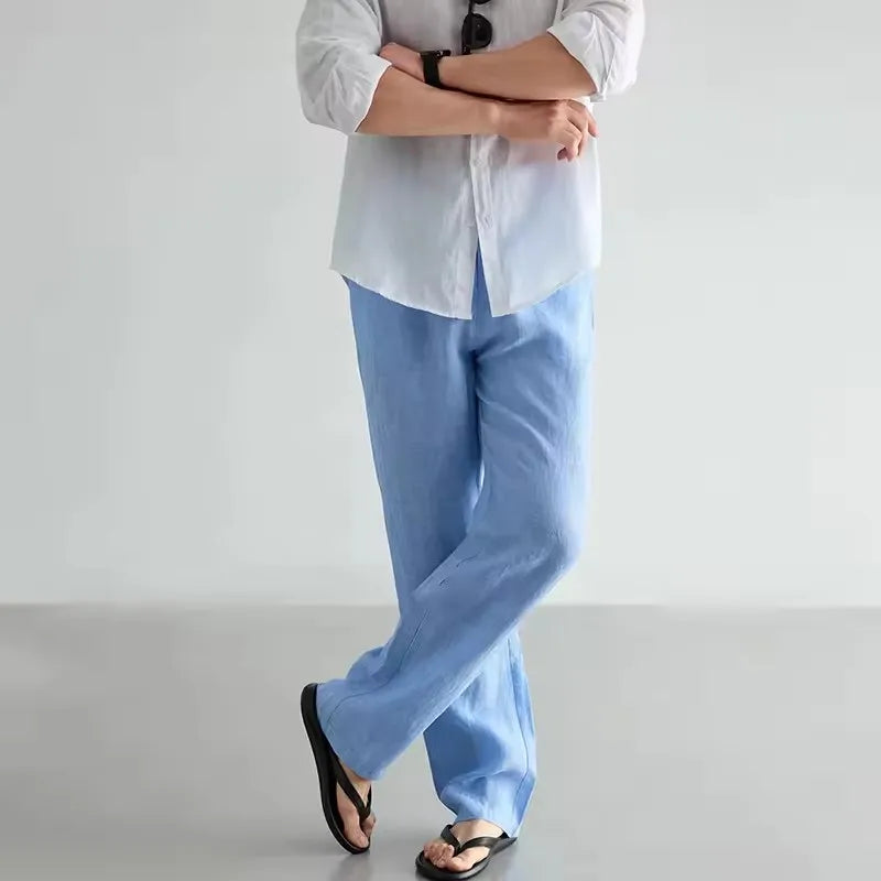 Elegant Breathable Linen Pants