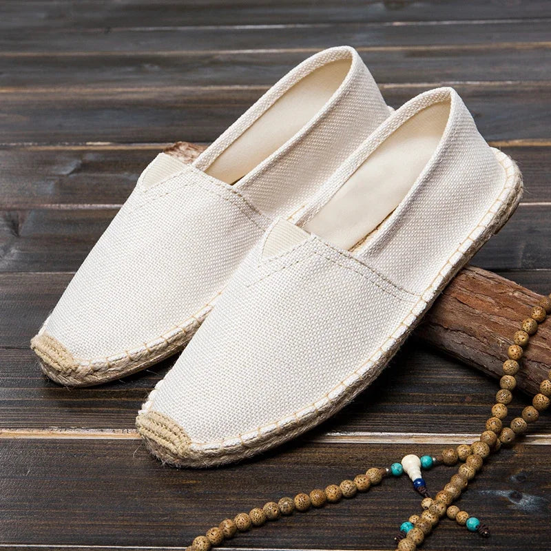 Vintage espadrilles voor heren