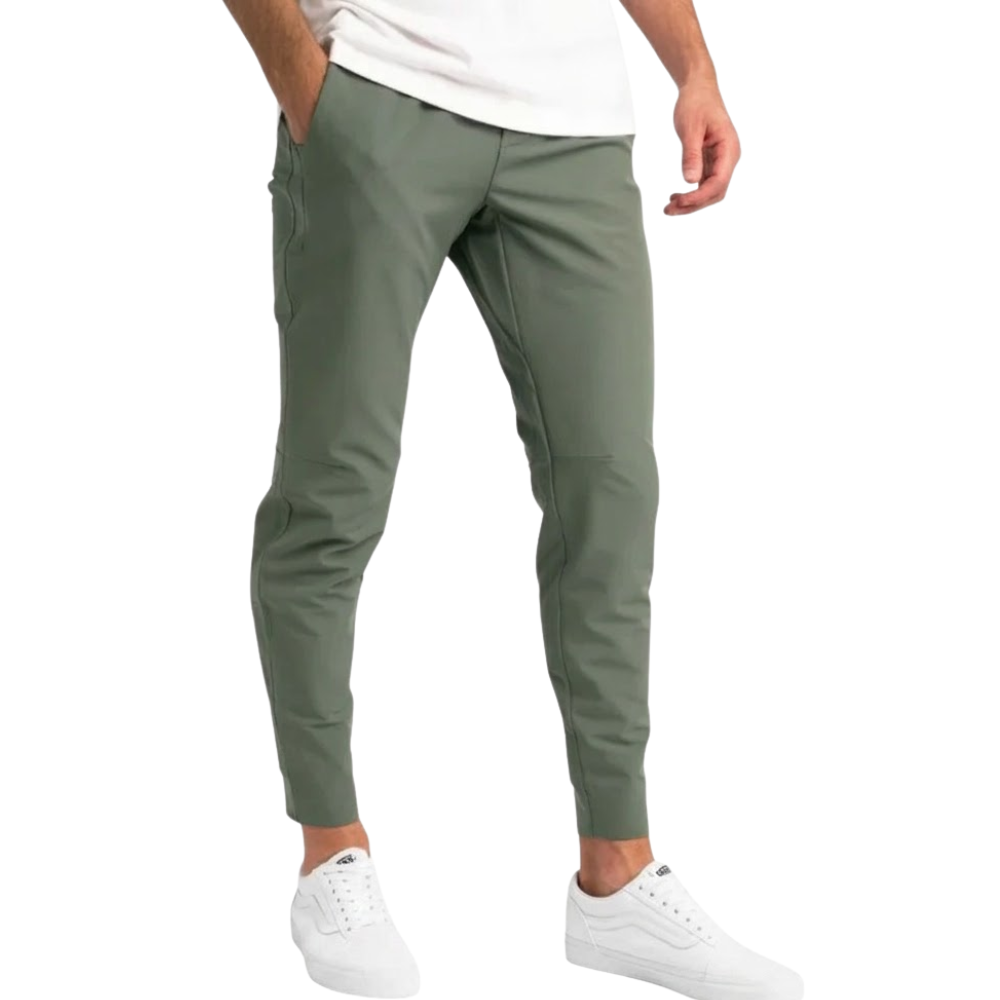 Eleganti pantaloni elasticizzati da uomo