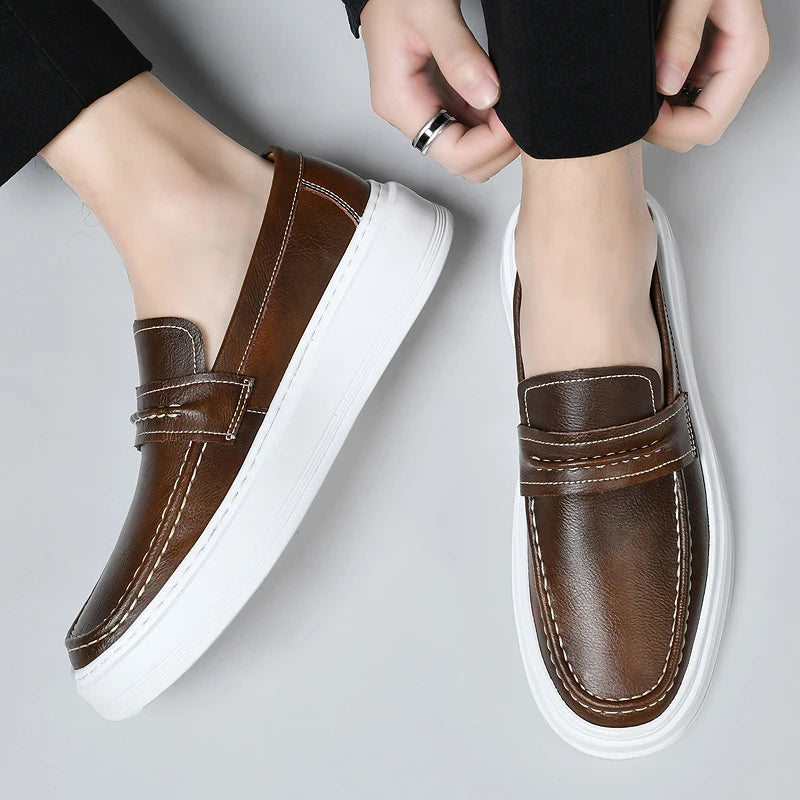Mocassins en cuir de première qualité