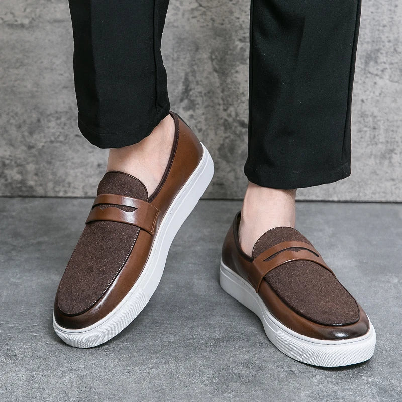 Mocassins en daim chic