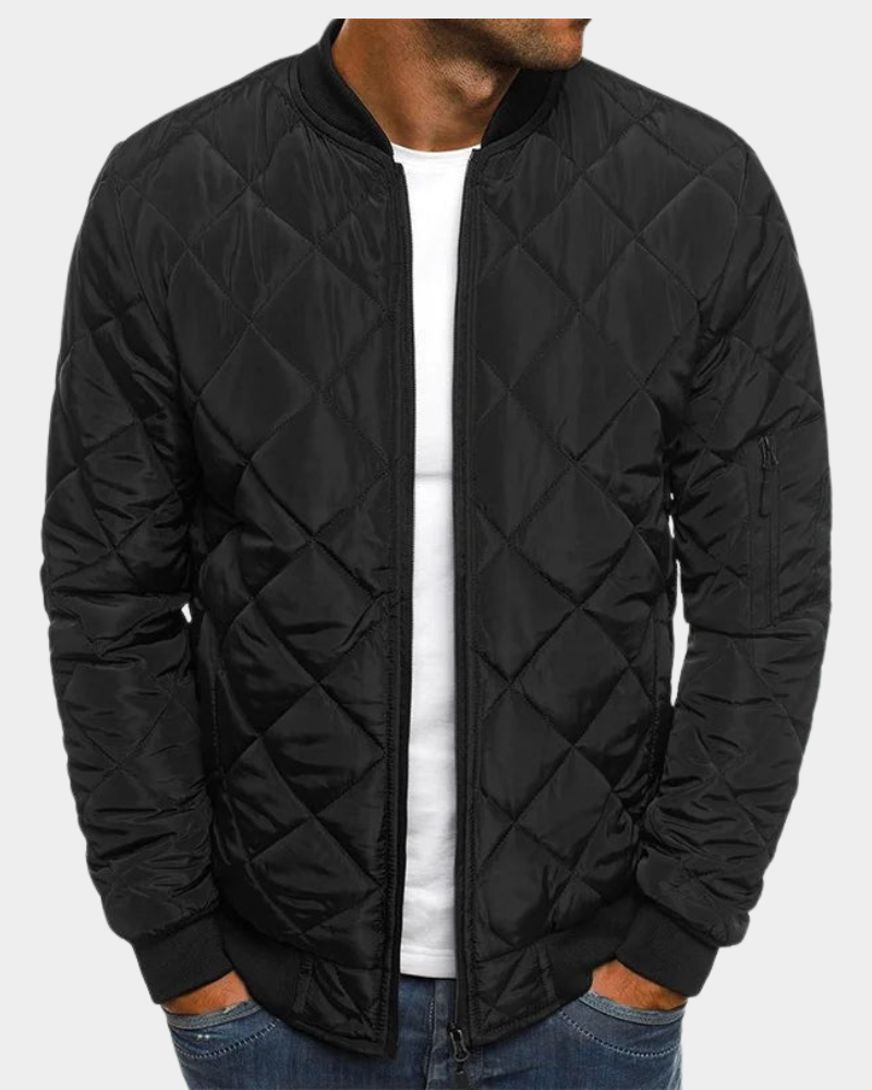Andrew | Quilted Bomber Jacket
