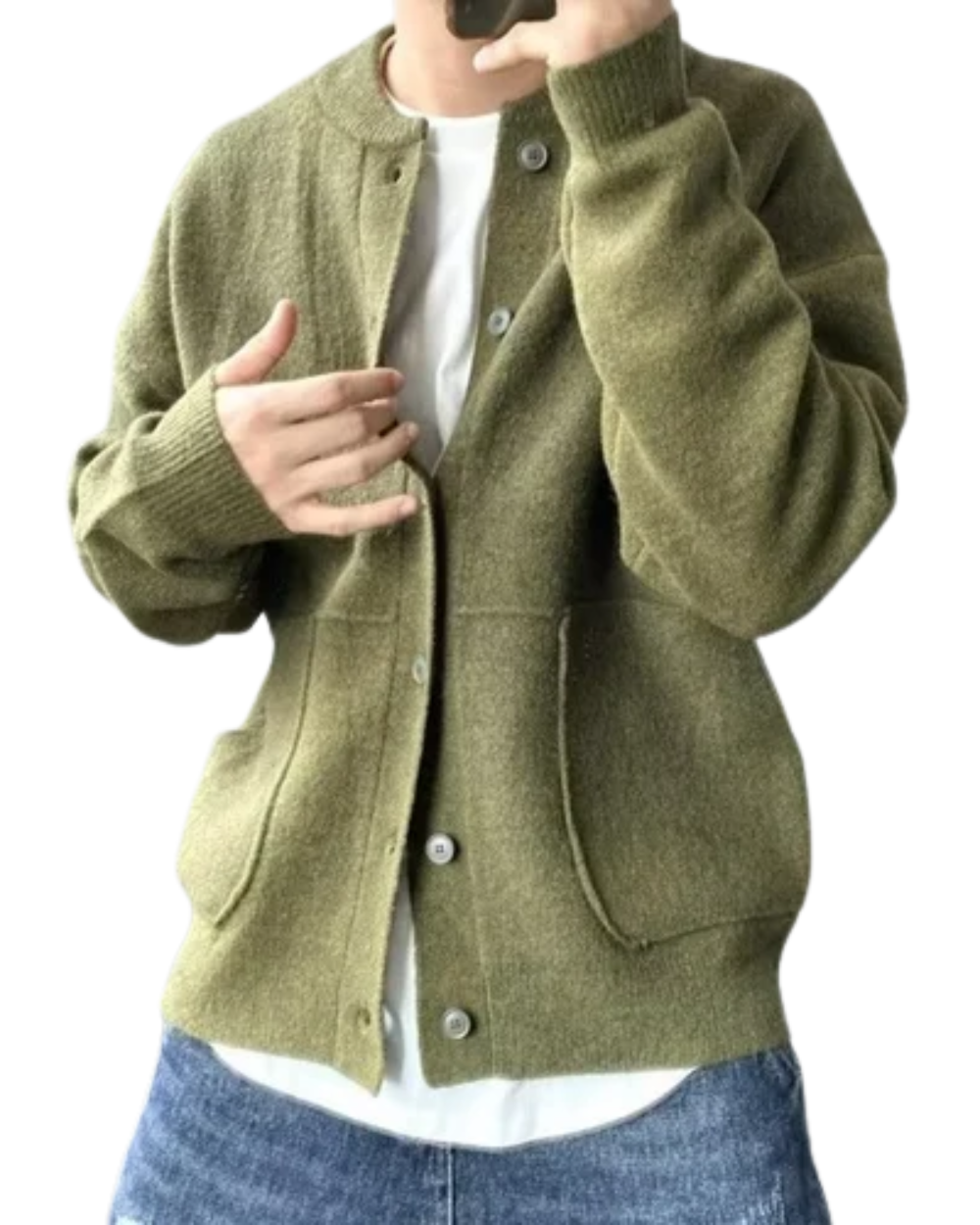Square Button Jacket Casual Button Jacket – Givalli