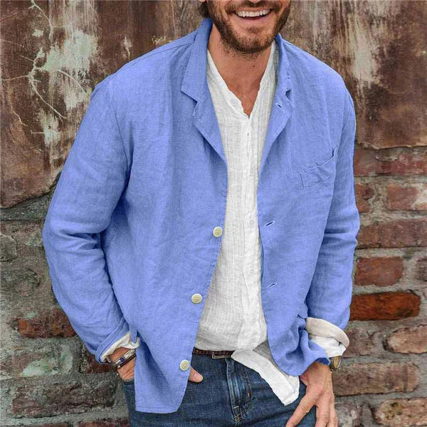 Blazer décontracté en coton