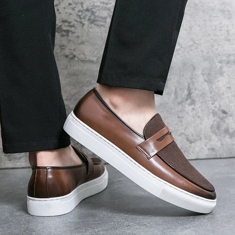 Mocassins en daim chic
