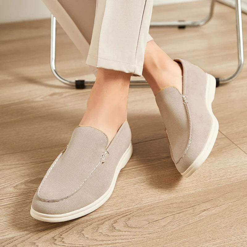 Mocassins décontractés en daim