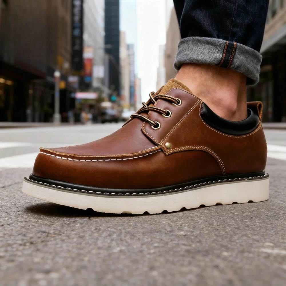 Retro Casual Leather Shoes