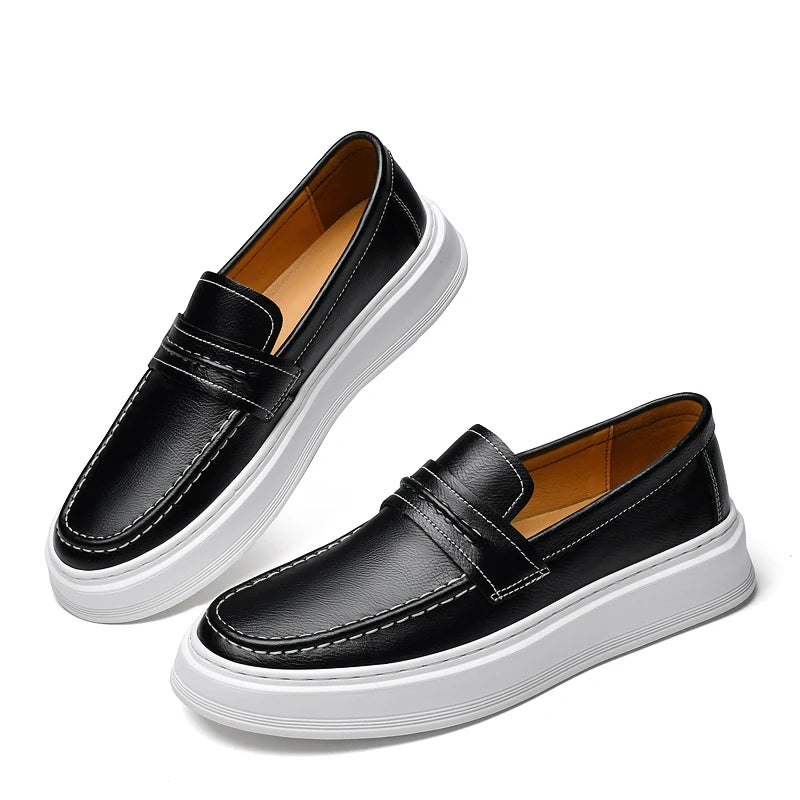 Mocassins en cuir de première qualité