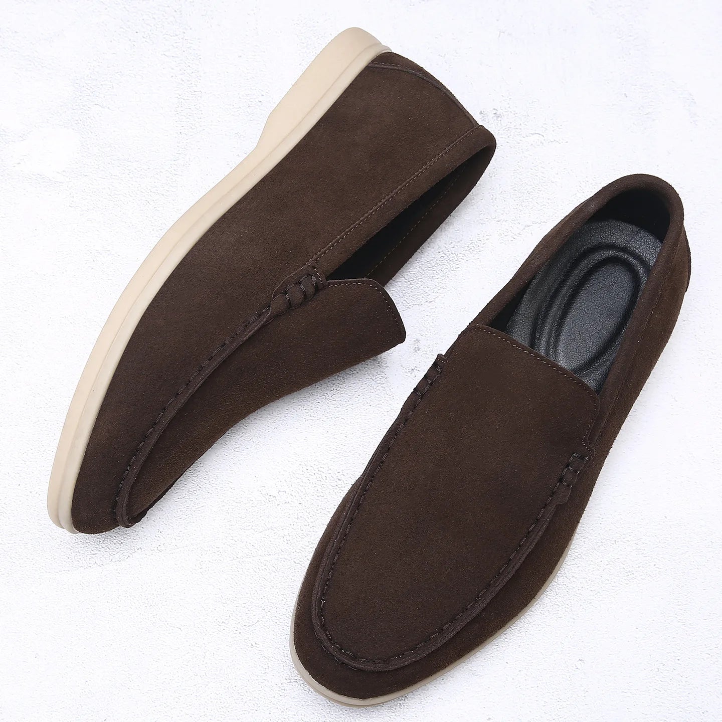 Mocassins en daim chic