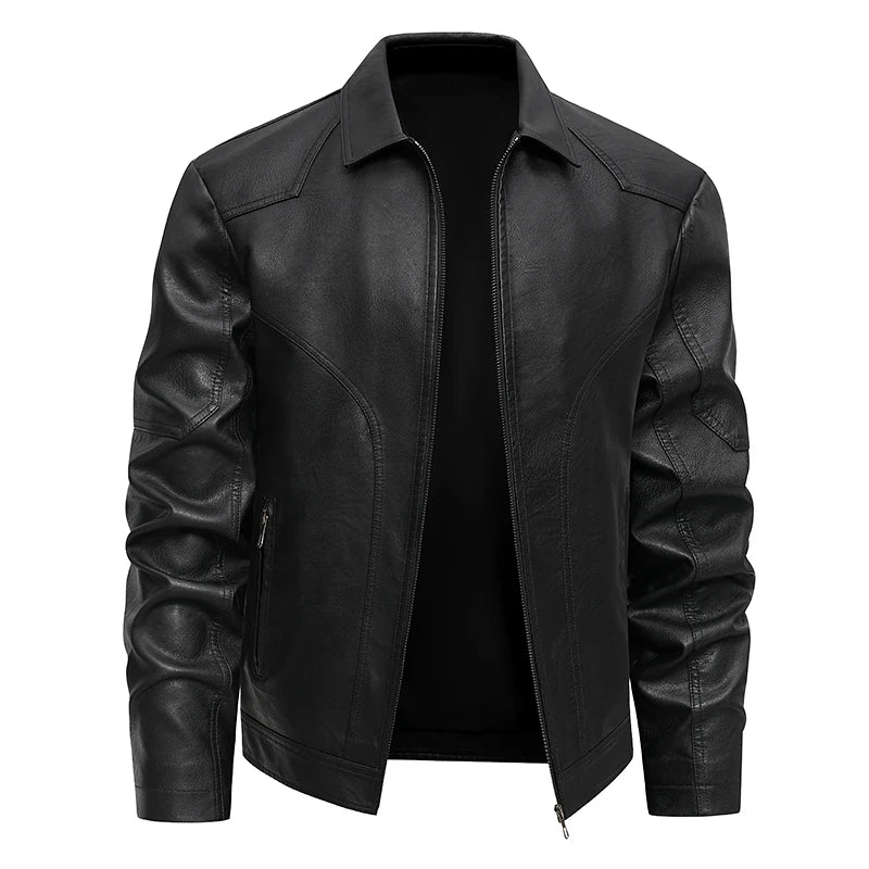 Veste en cuir élégante