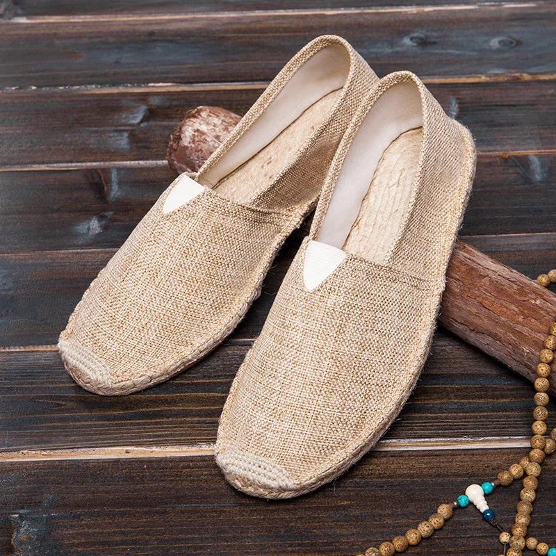 Vintage espadrilles voor heren