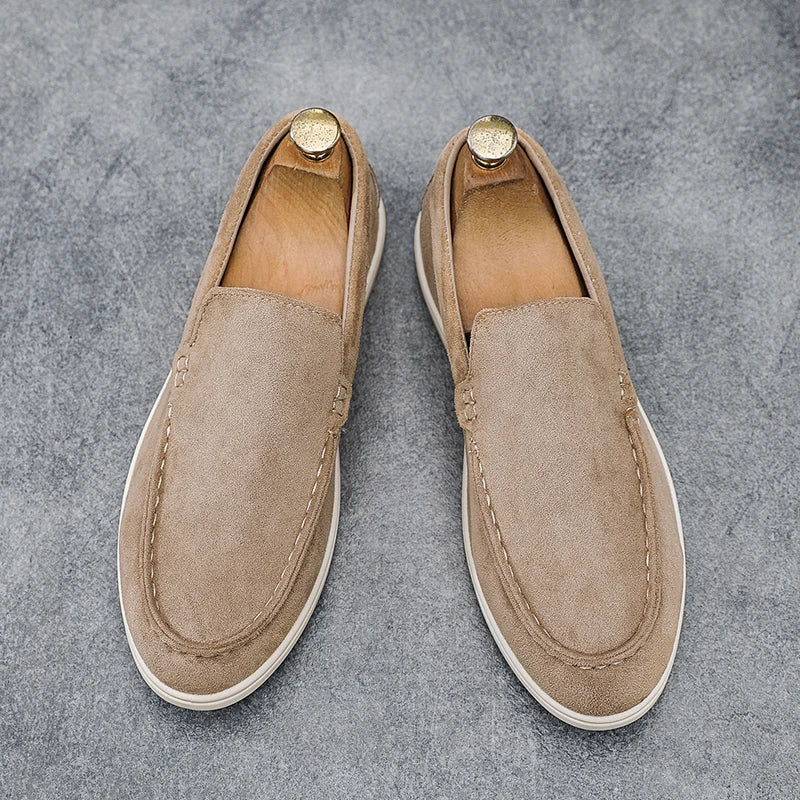 Mocassins élégants en daim pour homme