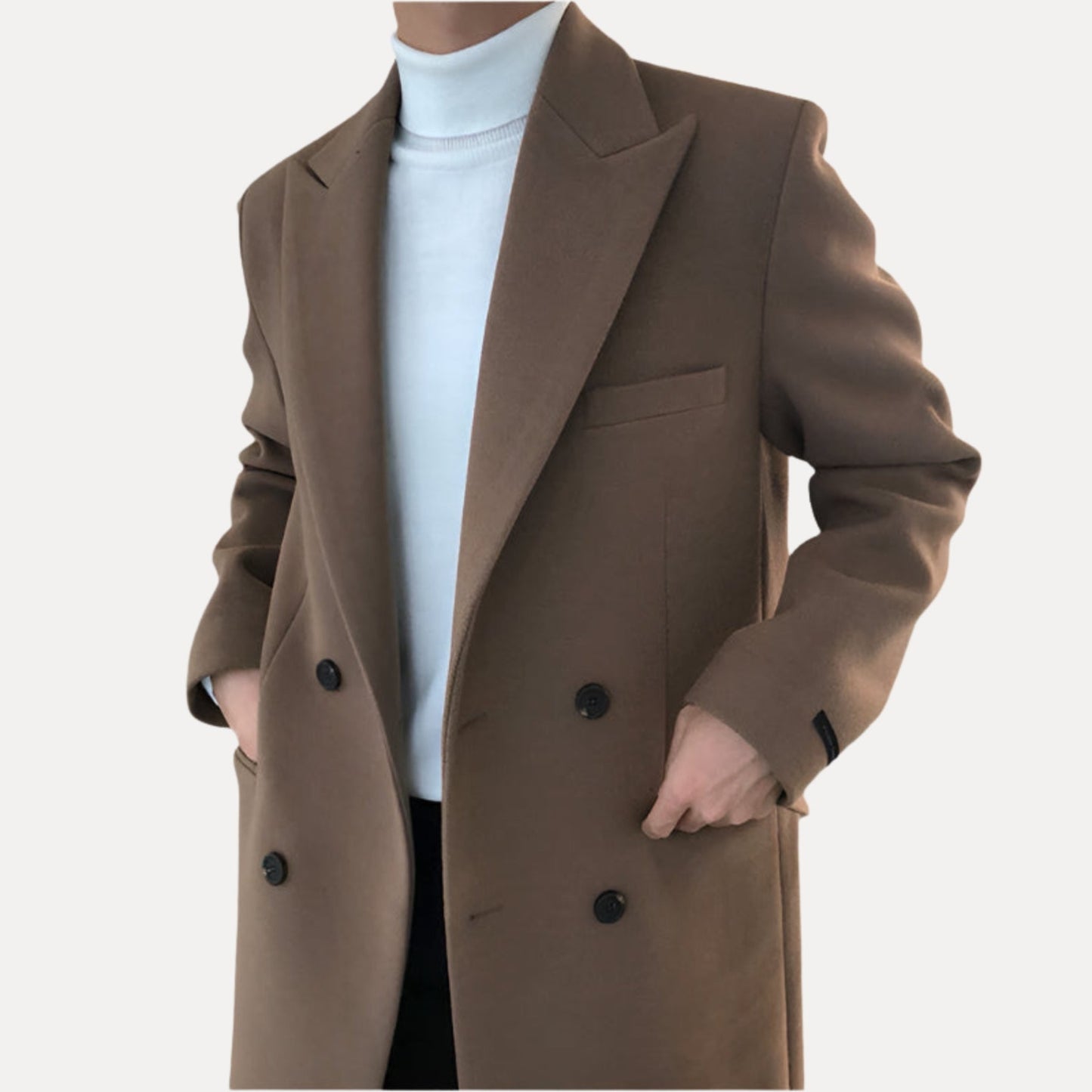 Elegant Double Breasted Coat