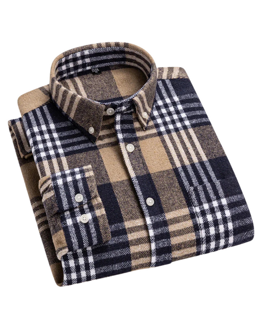 Cotton Plaid Shirt
