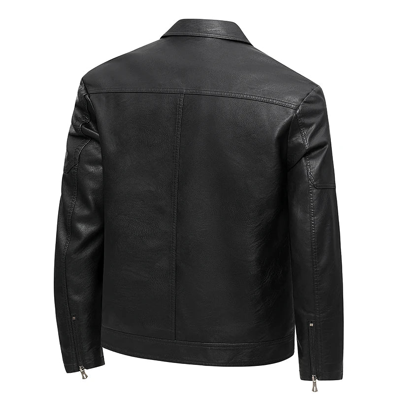 Veste en cuir élégante