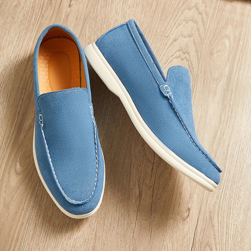 Mocassins élégants en daim