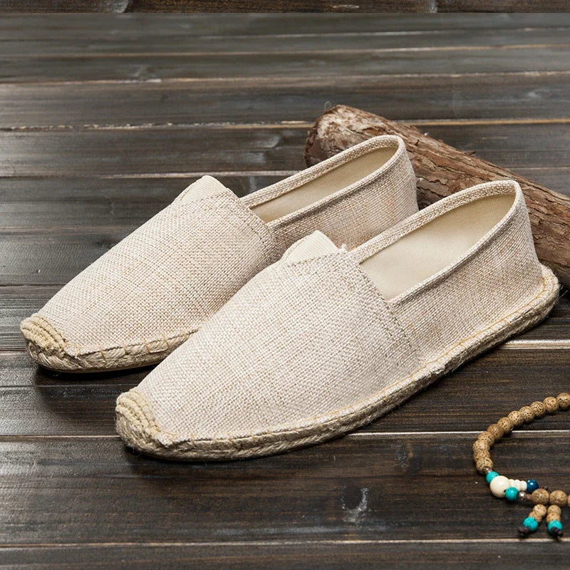 Vintage espadrilles voor heren