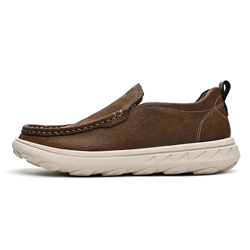 Chaussures en cuir confortables à enfiler