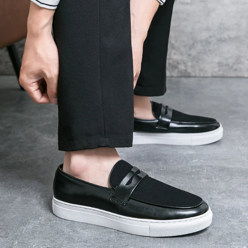 Mocassins en daim chic