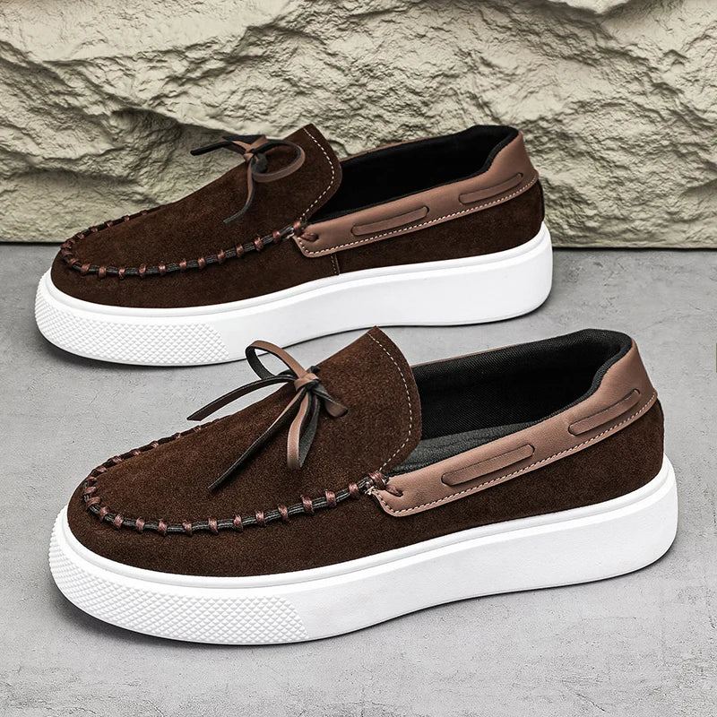 Chaussures élégantes en daim