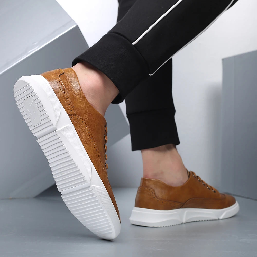 Chaussures brogues britanniques décontractées