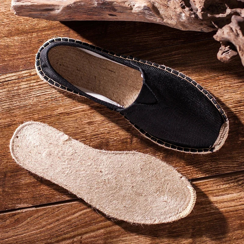 Vintage espadrilles voor heren