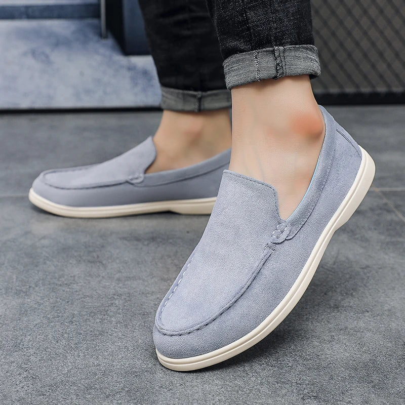 Mocassins élégants en daim pour homme